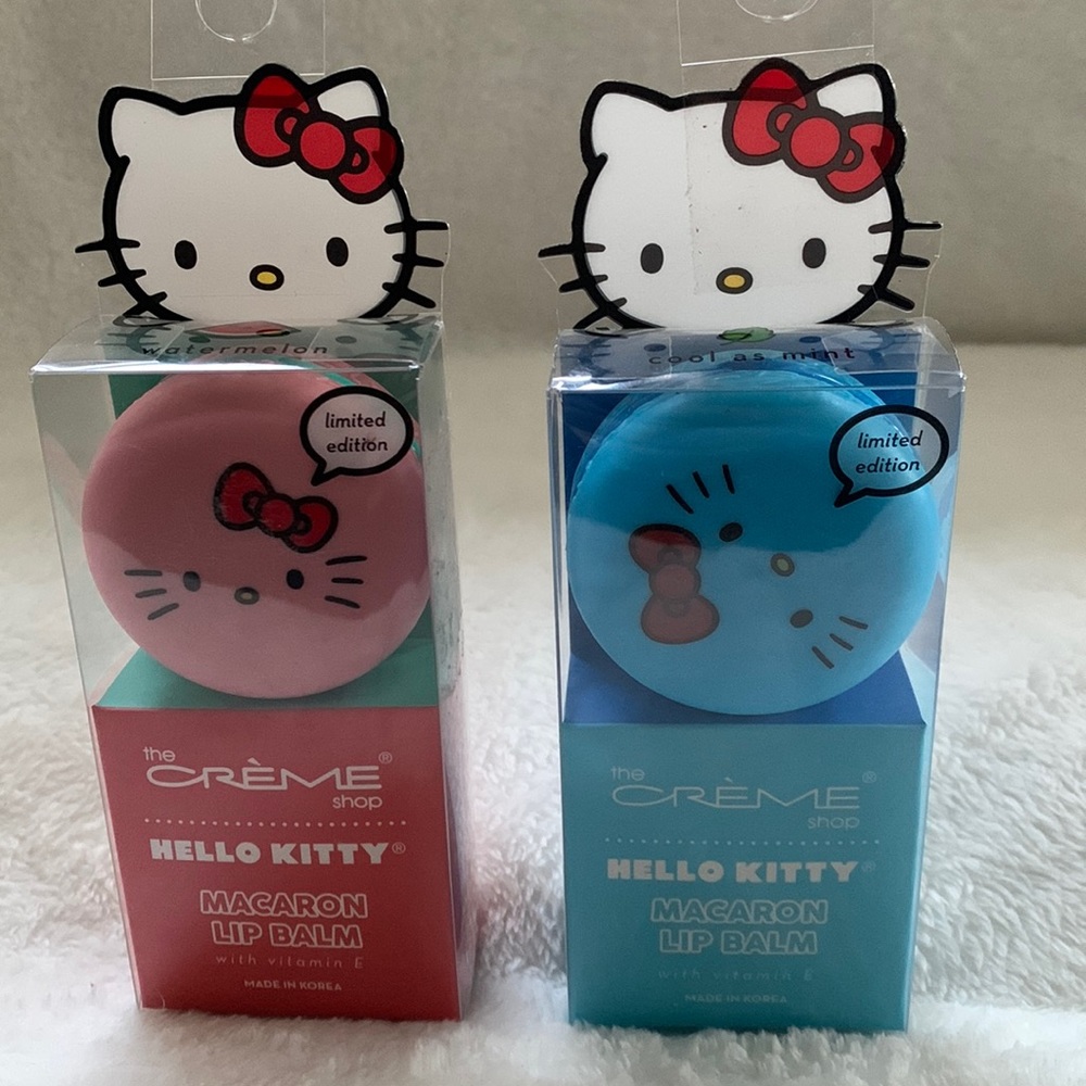 Hello kitty limited edition macaron lip balm